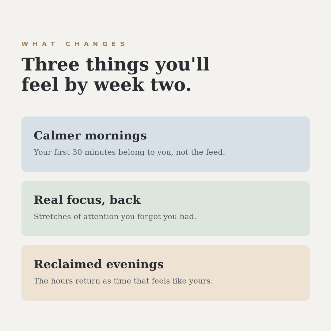 The Screen Reset — 28-Day Attention Workbook